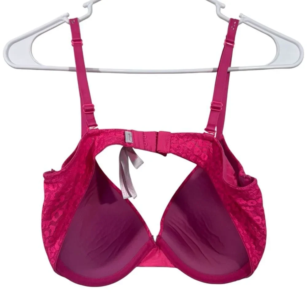 Victoria's Secret PINK 36D Leopard Print Lace Push Up Bra